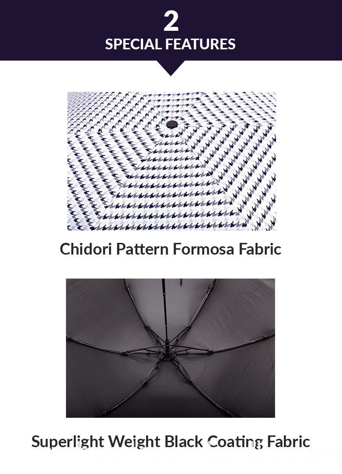 Chidori Pattern 3 Folding Paraply Chidori Pattern 3 Folding Umbrella